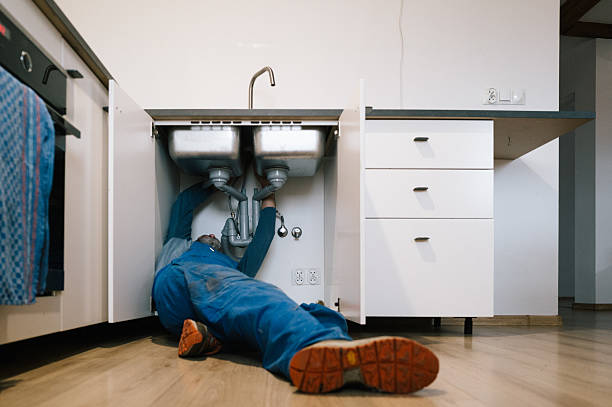 Professional Drain Cleaning technician working in Erwin, TN